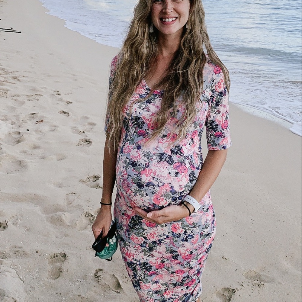 Motherhood Maternity Floral Dress, Medium